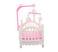 Milisten casa de muñecas Cuna Muebles de casa de muñecas my Fancy Life Accesorios para casa de muñecas Mini Cuna de Juguete Accesorios y Muebles para casa de muñecas AbS