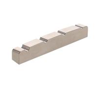 Milisten Cejuela 4 Cuerdas de Aleación de Titanio, Pieza de Repuesto Pre-ranurada para Guitarra Eléctrica, Accesorio Resistente Oxidación, Mejora la Entonación y Reduce la Fricción