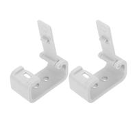 Milisten Clip para Cortina de Autocaravana 2 Piezas Pequeño Blanco Accesorios Interiores para RV Soportes para Cortinas de Furgoneta Camper Pinzas Versátiles