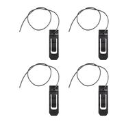 Milisten Clip para Quilla de Tabla de Paddle Surf, Clip para Quilla de Tabla de Surf, Hebilla Dividida Sup, Accesorio para Tabla de Surf, Negro, 4,3 X 1,3 Cm, Nailon