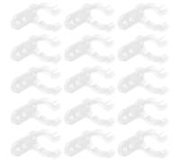 Milisten Clips de Montaje Silicona y Hierro 100 Piezas para Tubos LED y Fluorescentes Protección y Buena Estabilidad para Decoración y Proyectos de Iluminación DIY