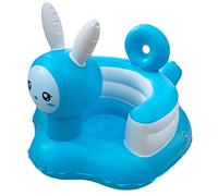 Milisten Cojín Inflable para Silla de Suelo para Bebés y Niños Pequeños, Soporte Portátil para Sentarse, Silla de Baño Azul y Color Claro, Material Seguro, Adecuado para Aprendizaje