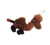 Milisten Colgante Camello pequeño Adorno Colgante Favor de Fiesta Muñeca decoración Puntada de Peluche Llavero para Adornos Favor de la Fiesta de cumpleaños Animales de Peluche Felpa Café