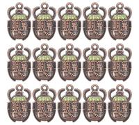 Milisten Colgantes de Escarabajo Egipcio Adornos Colgantes Únicos 20 Piezas de Aleación para Hacer Joyas para Manualidades y Fabricación de Collares