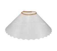 Milisten Collar Isabelino para Mascotas L Ajustable Collar Quirúrgico Cónico Transparente para Perros y Gatos Postoperatorio para Recuperación y Protección de Heridas