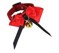 Milisten Collar para Aves Mascota con Lazo Decorativo Rojo para Pollos y para Fiestas y Diario