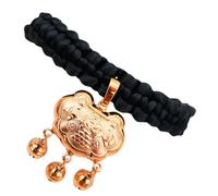 Milisten Collar para Mascotas con Candado Dorado Decorativo y Campanas Metálicas, Resistente al Desgaste, Tamaño XS (15-23 Cm), Adecuado para Gatos y Perros Pequeños, Estilo Aleatorio