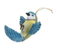 Milisten Comedero Colgante para Aves de Resina para y Contenedor de Alimento para Pájaros Decoración Exterior Durable y Atractiva