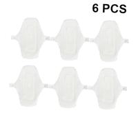 Milisten Compresas Menstruales Impermeables De Algodón Reutilizables 6 Piezas 180 Mm Para Mujer Uso Diario y Viajes Botón Ajustable