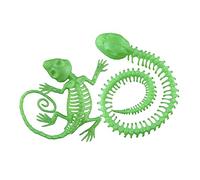 Milisten Conjunto de Decoración de Halloween de Serpiente y Gecko Luminiscente Juguetes Simulados para Fiestas y Casas Embrujadas Accesorios de Halloween para Decoración