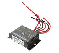 Milisten Controlador de Carga Solar 12v 24v 10a para Farolas y Baterías de Litio y Plomo, Ip65, Protección contra Sobrecarga y Cortocircuito, Regulador para Panel Solar en Jardín