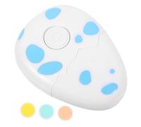 Milisten Cortauñas Eléctrico Para Bebés Pulidor Suave, 3 Cabezales Intercambiables, Diseño Huevo Dinosaurio Azul, Cuidado Seguro De Uñas Delicadas, Kit Portátil Para Niños