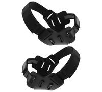 Milisten Crampones Antideslizantes para Zapatos y Botas de Invierno con 7 Tacos de Acero Ajustables y Correas Reflectantes, Suelas de Tracción para Senderismo en Nieve y Hielo,