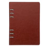 Milisten Cuaderno de Negocios A5 Marrón Cubierta de Pu, Agenda Borrable para Priorizar Tareas, Fácil de Almacenar Adecuado para Escribir Diarios y Organizar Ideas