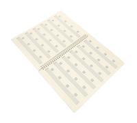 Milisten Cuaderno de Partituras Páginas Resistentes al Agua y Desprendibles Diseño en Espiral Material Pp para Guitarristas Principiantes Portátil para Llevar en Bolsa de Guitarra