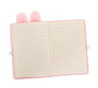 Milisten Cuaderno de Peluche de Cartoon para Niñas Diario de Notas con Suave para para Escritura y Color Aleatorio Color Aleatorio