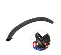 Milisten Cubierta De Apoyabrazos Para Cochecito De Niño Niña Funda Piel Negra Con Cremallera Extraíble Protege Manillar De Silla Infantil Contra Sol y Lluvia Absorbe Sudor y Previene Desgas