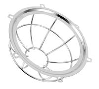 Milisten Cubierta Decorativa para Detector de Humo de Metal, 127mm Plata | Protección Visual para Sensores, Instalación Sencilla, Mantenimiento Fácil, Uso en Sistemas contra Incendios y Fábricas
