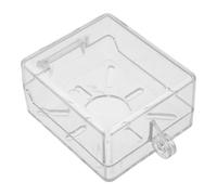 Milisten Cubierta Protectora de Botón Transparente, Plástico, Cubierta del Botón del Interruptor Cerradura, Precisa, para Enchufe Eléctrico, Paneles de Control Industrial y Oficinas