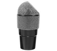 Milisten Cubo De Basura Para Coche Con Diamantes De Imitación Brillantes Cubo De Basura Automático Con Tapa Mini Portavasos Cubo De Basura De Cristal Accesorios Para El Interior Del