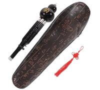 Milisten Cucurbit Flute Hulusi C Key Instrument For And Adults Food-grade Resin Detachable Soothing Sound Traditional Chinese Wind Instrument With Case Random Color Color Aleatorio