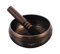 Milisten Cuenco De Meditación De Cuencos Decorativos Para Sala De Yoga De Sonido De Madera Tibetano De Madera Material Budista Musical De Meditación Casa