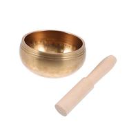 Milisten Cuenco Tibetano de Profesional Madera y Junta de Cuenco Budista para Yoga y Relajación Diámetro Sonido para Prácticas Espirituales