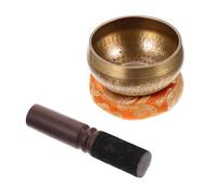 Milisten Cuenco Tibetano Para Cantar Cuenco De Meditación De Decoración De Dragón De Herramienta De Yoga Para Terapia De Sonido Budista Para Práctica De Yoga y Meditación Casa