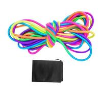 Milisten Cuerda Elástica para Saltar de 5 Metros Bandas de Goma Multicolor para Juego al Aire Libre Ejercicio Físico y Fiestas Infantiles Incluye Bolsa de Color Aleatorio