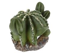 Milisten Cueva De Ocultación para Reptiles Forma De Cactus Refugio Decorativo para y Crustáceos y para Terrarios y