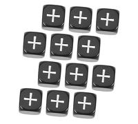 Milisten Dados de Cálculo 12 Piezas Juguete Educativo para Niños Dados de Matemáticas para Enseñanza Aula Actividades Educativas Material Acrílico