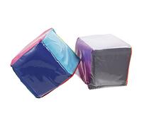 Milisten Dados de Juguete de PVC para Niños Bolsa Transparente, 2 Piezas, Adecuado para Practicar Habilidades Matemáticas y Alfabeto en Interiores y Exteriores