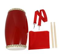 Milisten de Cintura Chino de Piel de Vaca 1 Juego Baqueta Correa Toalla Cuadrada y Seda de 3 Instrumento de Percusión para Adultos y Niños Adecuado para Espectáculos y Celebraciones