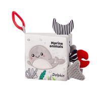 Milisten de Tela para Bebés Juguete Educativo de Cognición 0-1 Material Desgarrado Desarrollo Sensorial Actividades Interactivas Lavable Animales