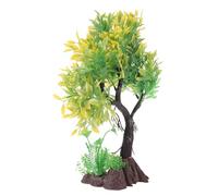 Milisten Decoración para Peceras con Plantas Artificiales Pequeñas Plástico Seguro para Embellecer y Crear Naturales para Peces y Reptiles