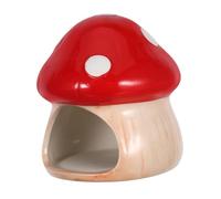 Milisten Decoraciones De Acuario Casa De Cerámica para Hongos Decoración De Cerámica para Acuarios Escondite para Peces Refugio para Peces Dorados Pieles De Camarones para Bettas