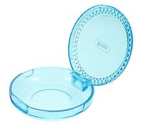 MILISTEN Dentry Case Dentry Box Dentedure Cepillo Retenedor Estuche de Retención Ortodoncia Portátil Deture Case Falso Dientes Retenedor Almacenamiento Contenedor Cielo- Azul