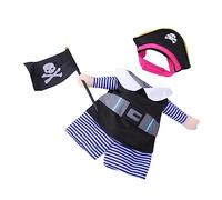 Milisten Disfraz De Perro y Gato Pirata Sombrero Decorativo Resistente Al Desgaste, Poliéster Cómodo, Talla L, Adecuado para Fiestas y Sesiones De Fotos De Mascotas