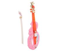 Milisten Educación temprana de violín Instrumentos Musicales para pequeños Violín para tontos Violín para Principiantes Juguete de violín para Jugar para Metal Rosa
