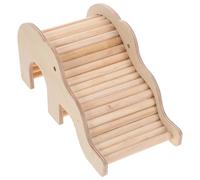 Milisten Escondite de Elefantes para Hámster Nido de Madera Juguete de Escondite Forma de Elefante Casa de Escalera de Madera Pequeño para Hámster