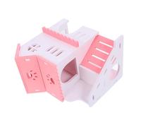Milisten Escondite para Hámster Casa de Juguete para Hámster Chinchillas y Cobayas Villa de Colorida para Esconderse una Casa Pequeña Accesorios de Escondite para Animales Pequeños