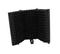 Milisten Escudo Aislante Plegable para Micrófono Negro Filtro Anti-pop y Pantalla Acústica Portátil para Estudio Grabación Profesional y Protección contra Viento
