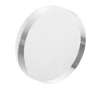 Milisten Exhibidor Redondo Transparente de Acrílico 10x2 Cm para Joyas y Cosméticos, Base de Almacenamiento Portátil y Soporte de Exhibición para Hogar, Oficina y Decoración