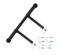 Milisten Extensor de Manillar de Plástico para Cochecito de Ñiño Extensión Ajustable para Barras de 08''/1''/13'' Doble Tubo con Tres Tipos de Clips Adecuado para Paseos al Aire