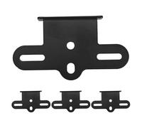 Milisten Férula de fijación del Reflector Montaje de reflectores de Ciclismo Soporte Reflector de Advertencia para Bicicleta Marco de Soporte portabicicletas Trasero Black