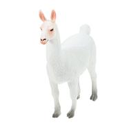 Milisten Figura de Alpaca Simulada de Plástico Seguro Juguete Educativo para Decoración Ligera y Realista de Animales de Granja de Animal para Aprendizaje y Familiar