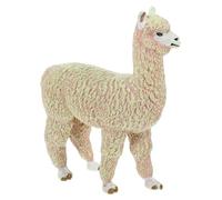 Milisten Figurita de Alpaca de Plástico Simulación de Animal para Aprendizaje y Decoración Infantil Juguete Educativo para Niñas