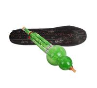 Milisten Flauta Hulusi de Estilo Chino con Caja de Cuero Instrumento Musical para Principiantes y Estudiantes Clave C para Practicar Interpretación Casa