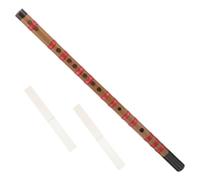 Milisten Flauta Tradicional De Bambú Para Principiante - Instrumento Musical Chino Fácil De Aprender Con Película Protectora Y Ajuste De La entonación 20.47In Longitud
