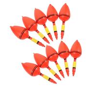 Milisten Flotadores de Pesca Deslizantes de Plástico Grandes para Pesca Mar Diámetro 45 Mm Paquete de 10 Unidades para Roca Mecanismo Ajustable para Detección de Mordida